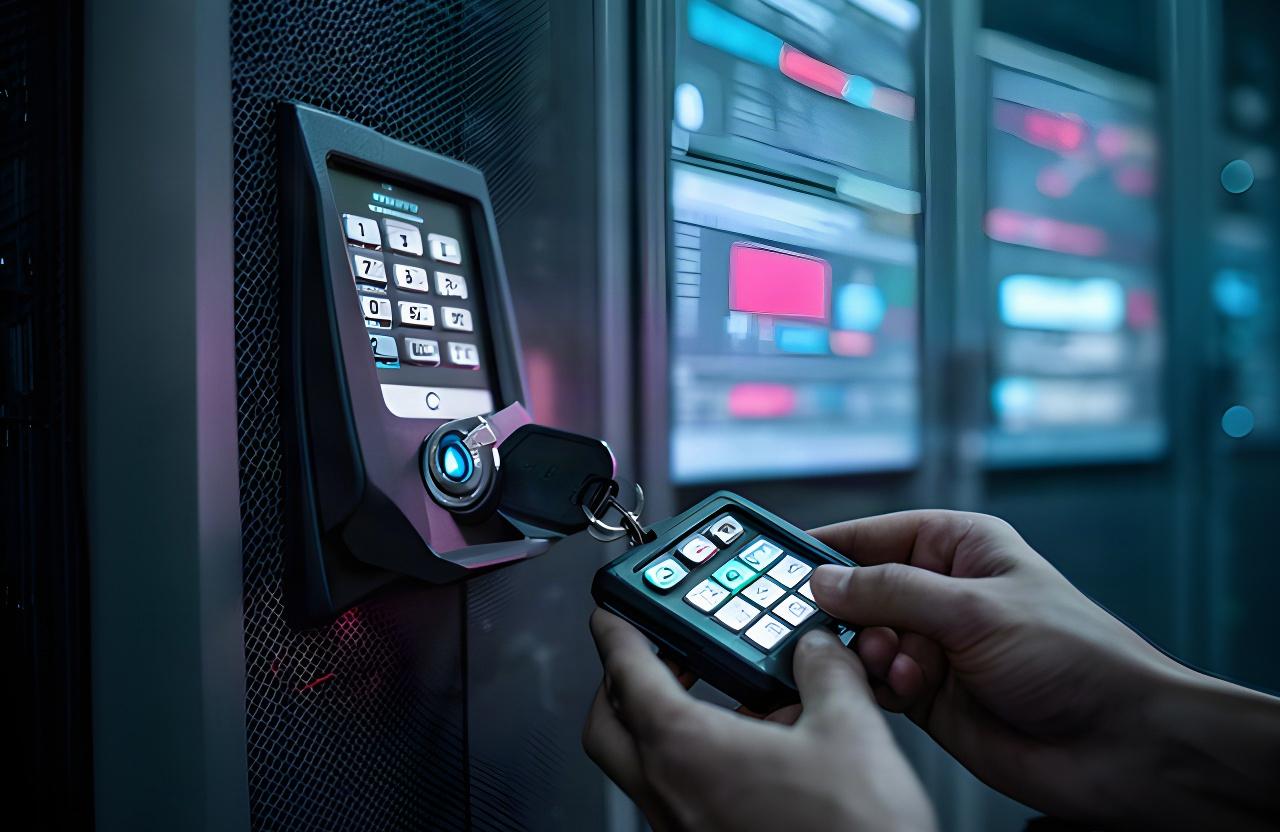 Close view of access logs and security controls protecting manufacturing customer information
